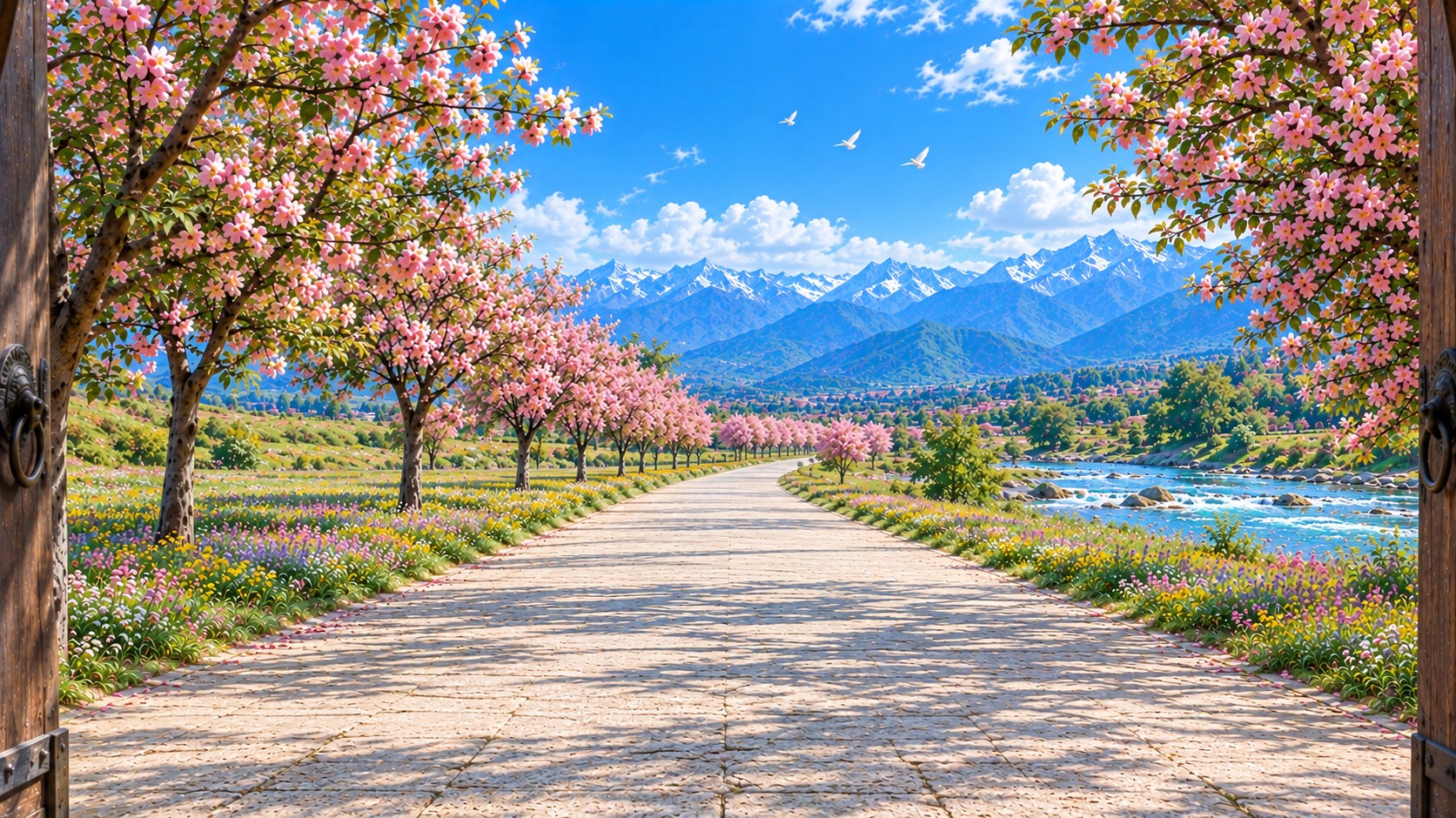 Morning Blossom Village by Wholesome Life