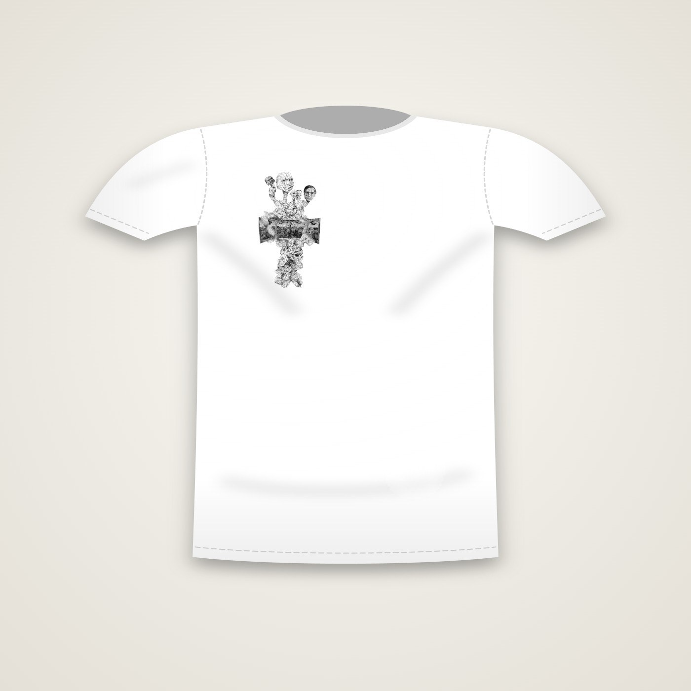 Exquisite Corpse (White) by Sink Wire